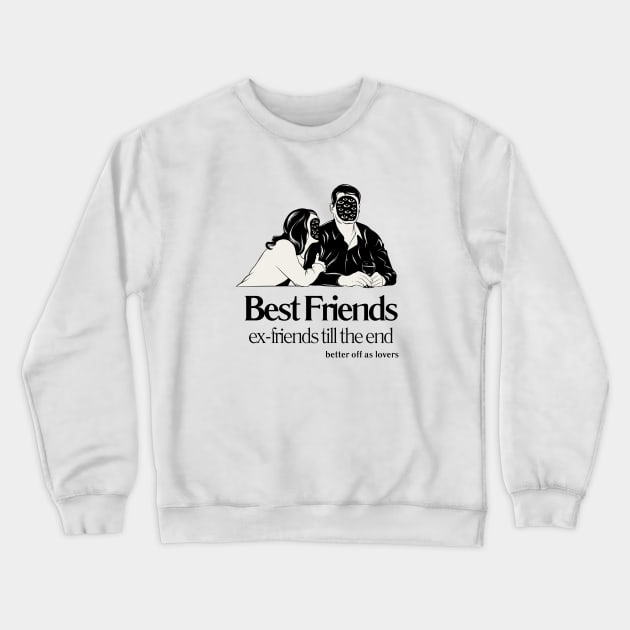 Better Off As Lovers Crewneck Sweatshirt by netizen127